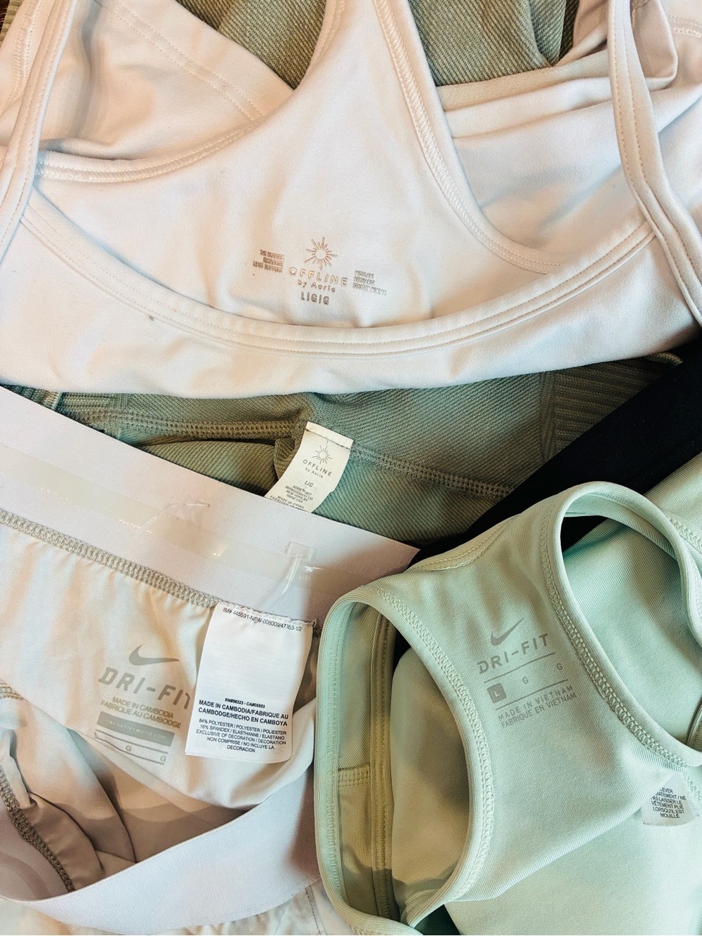 Nike Aerie Activewear Bundle Gym Bag Pilates Set Athleisure Capsule Clean Girl 7 - Picture 10 of 10